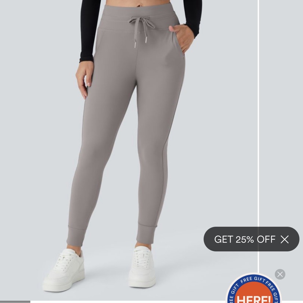 HALARA Gray High-Waisted Leggings